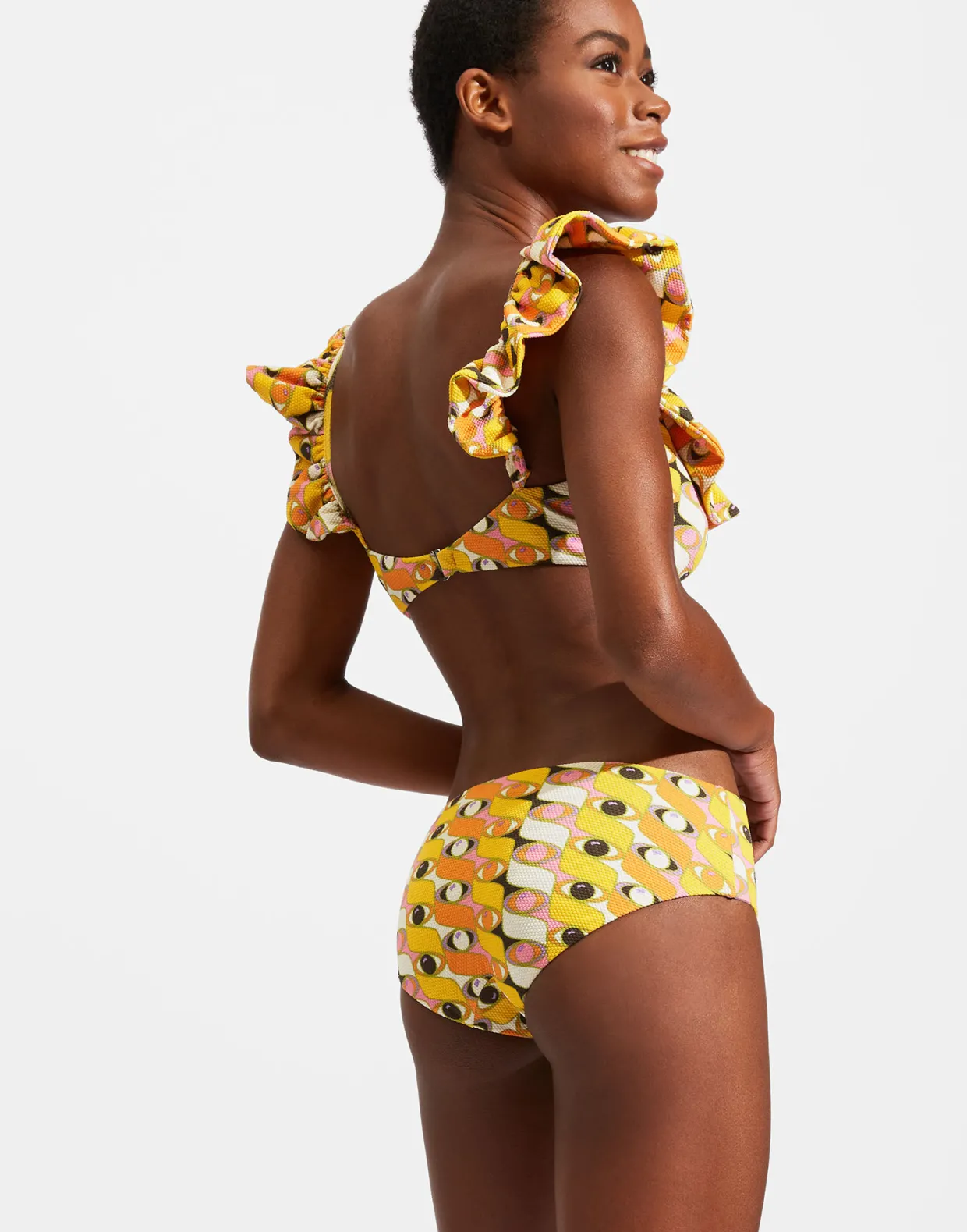 Ruffle Bikini TopThird Eye in Lycra