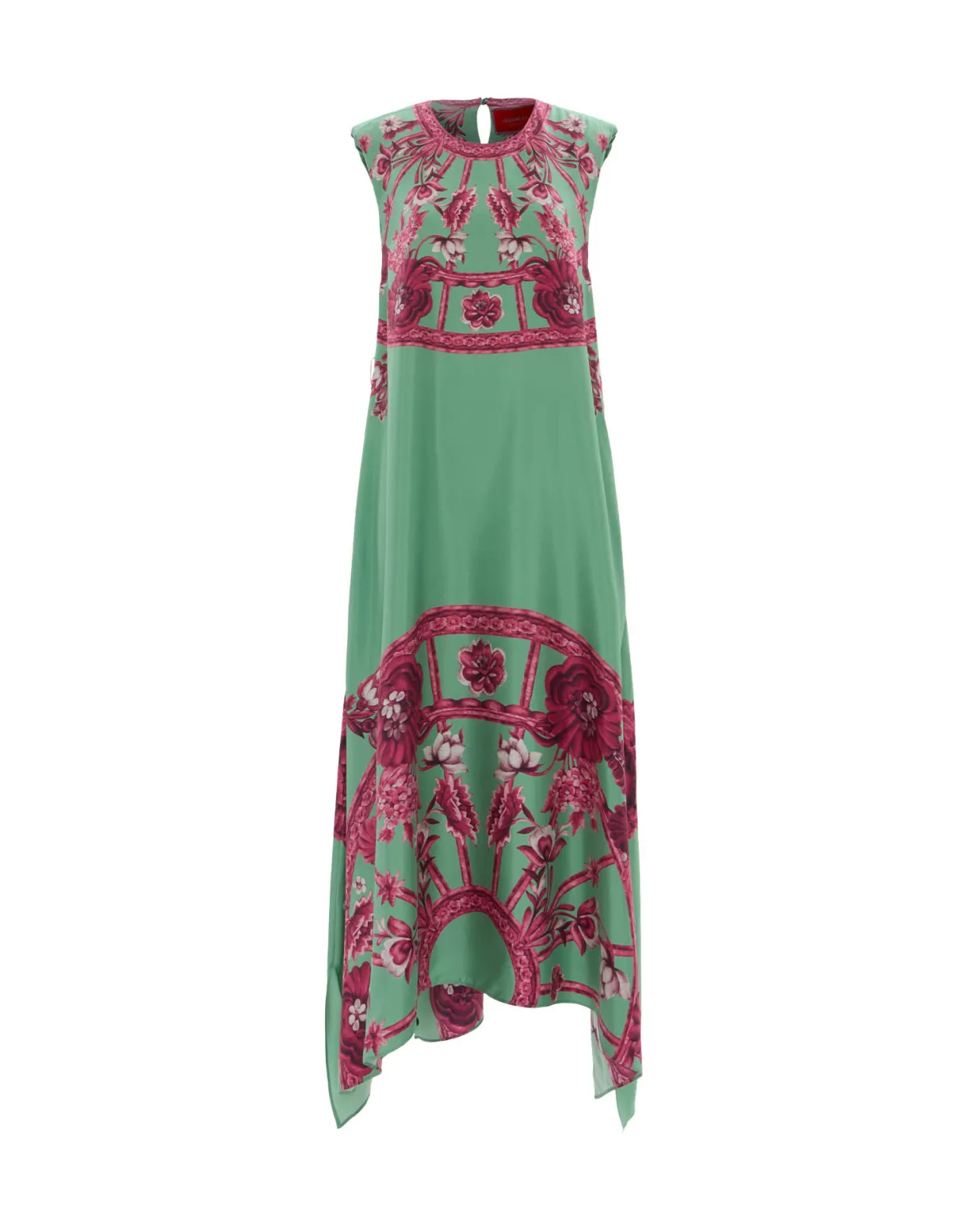 San Carlo DressZodiac Placée Acquamarine in Silk Twill