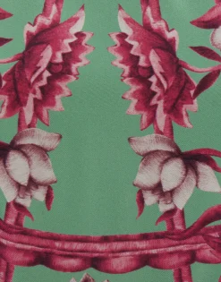 San Carlo DressZodiac Placée Acquamarine in Silk Twill