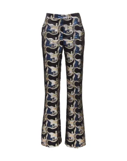 Saturday Night PantsSpritz Blu in Jacquard
