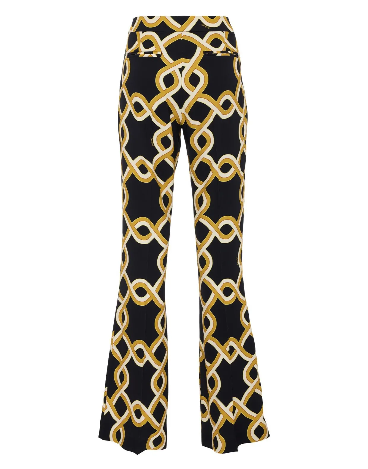 Saturday Night PantsTackle Black in Sablé Satin