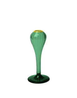 Scallion VaseVerde in Murano Glass