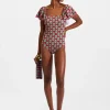 Scarlett SwimsuitMezzaluna Pink in Lycra