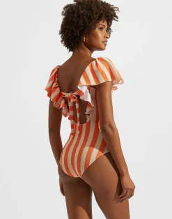 Scarlett SwimsuitRiviera in Piquet Lycra