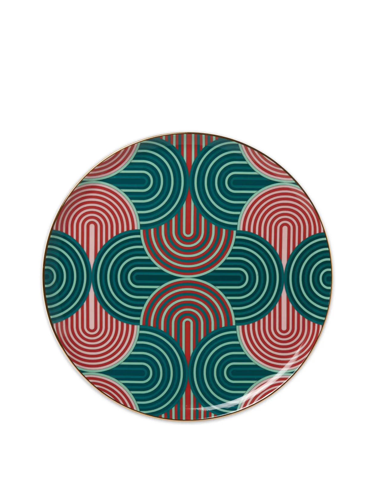 Serving PlatterSlinky Verde in Porcelain