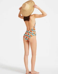 Sexy SwimsuitMorpheus Orange in Lycra