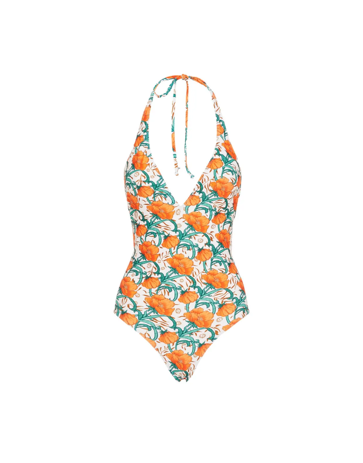 Sexy SwimsuitMorpheus Orange in Lycra