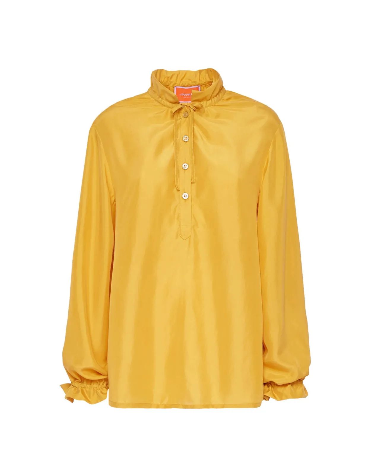 Shirt And SassySolid Gold in Washed Silk