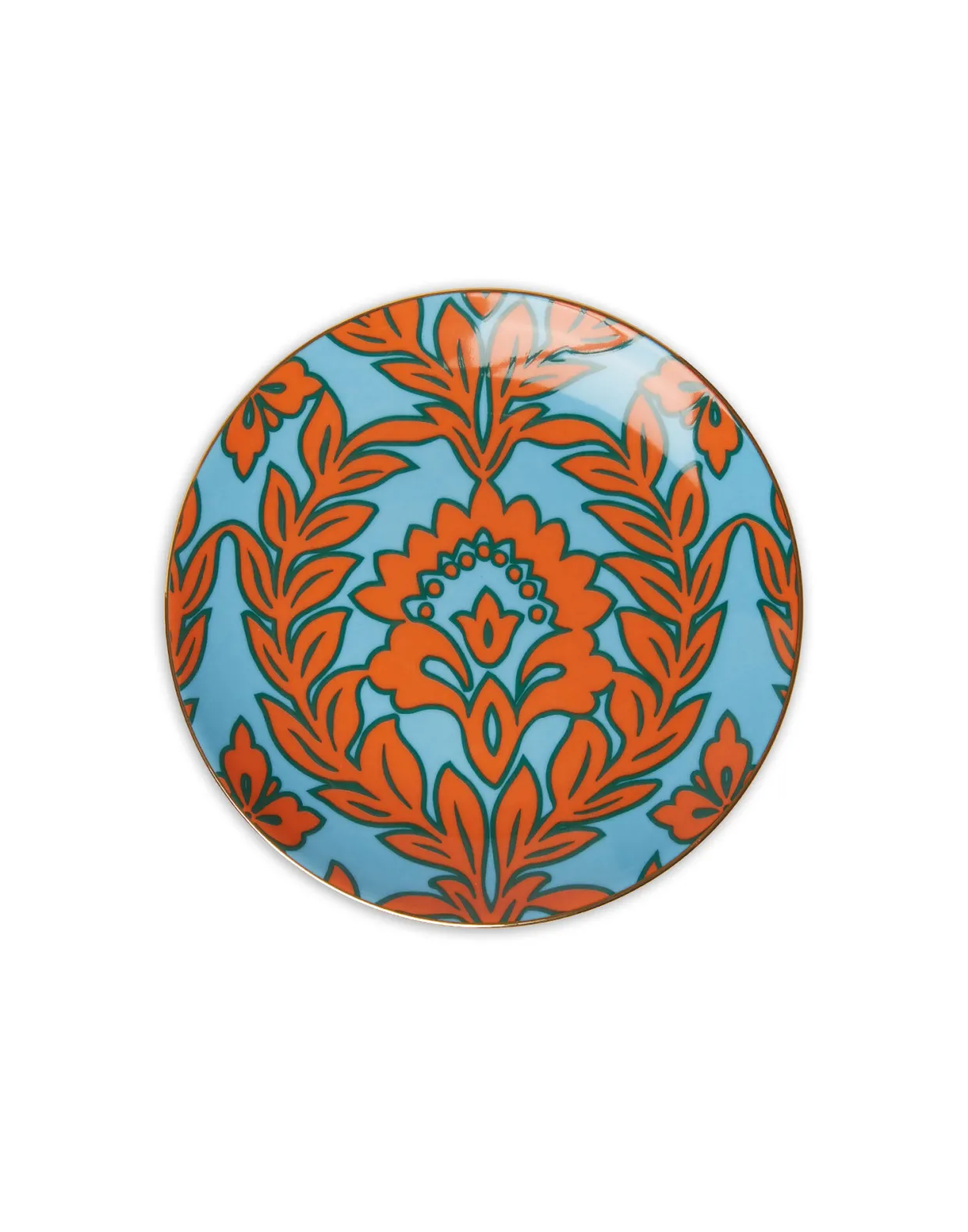 Side Plates Set Of 4Spring Garland in Porcelain