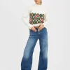 Ski Lift SweaterArcturus Plac&eacute;e White in Jacquard