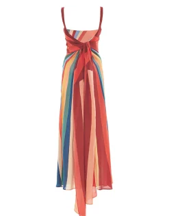 Slip-Around DressRainbow in Crepe De Chine
