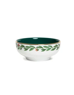 Snack Bowl Set Of 2Libellula Green in Porcelain