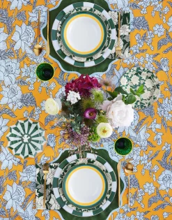Soup And Dinner Plates SetRoman Holiday Avorio in Porcelain