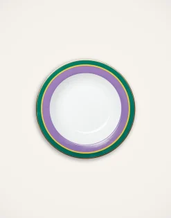 Soup Plates Set Of 2Rainbow Violet in Porcelain