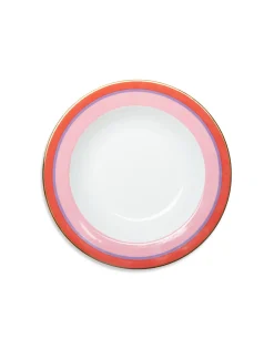 Soup Plates Set Of 2Rainbow Rose in Porcelain