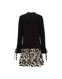 Sporty DressGhirlanda Black in Twill