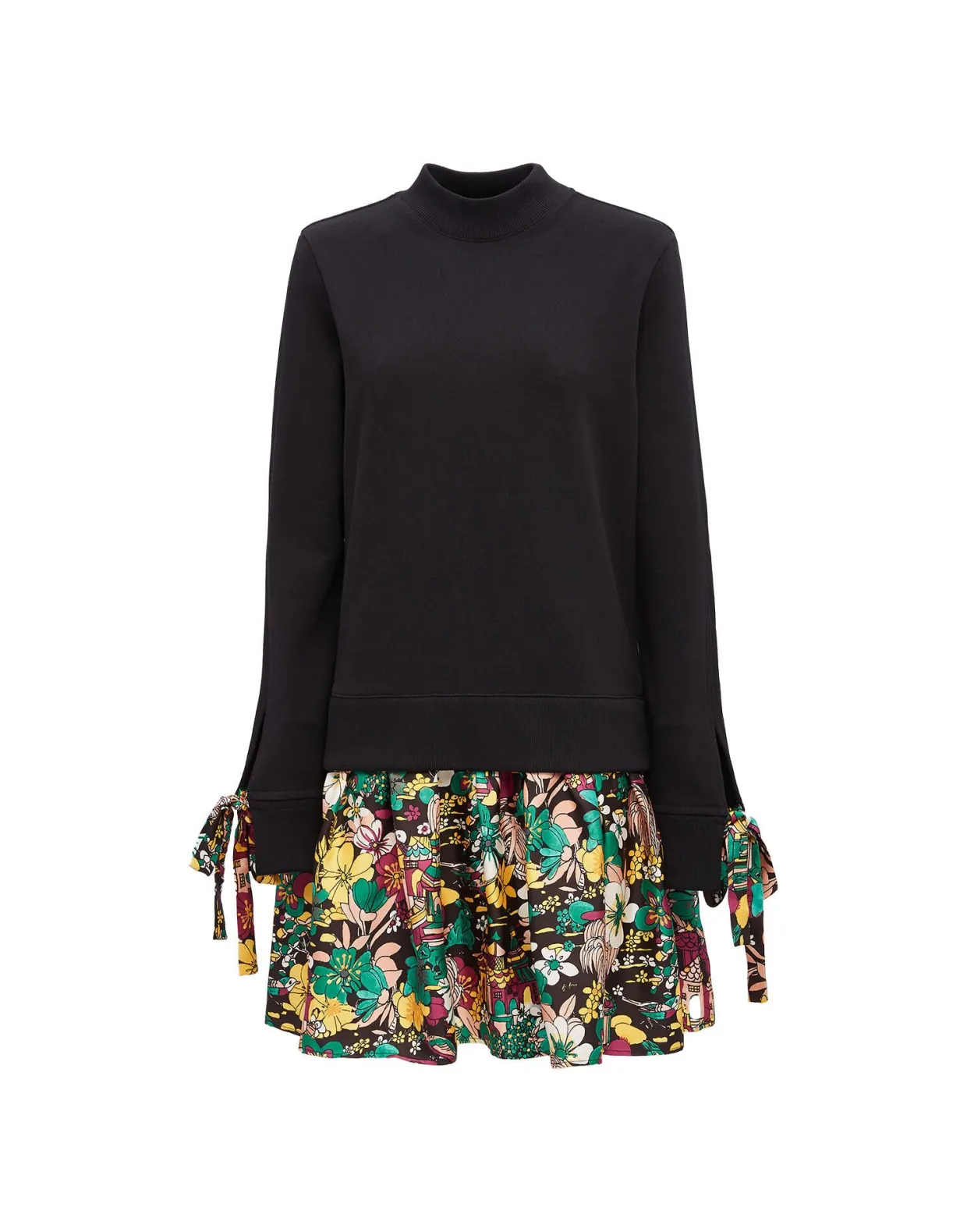 Sporty DressSolid Black in Jersey
