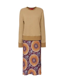 Sporty Pencil DressSovereign Purple in Silk Twill