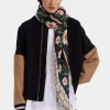 Square ScarfMayfair Black in Modal Silk
