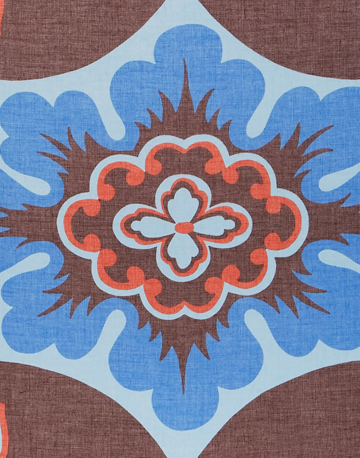 Square ScarfPalazzo Light Blue in Modal Silk