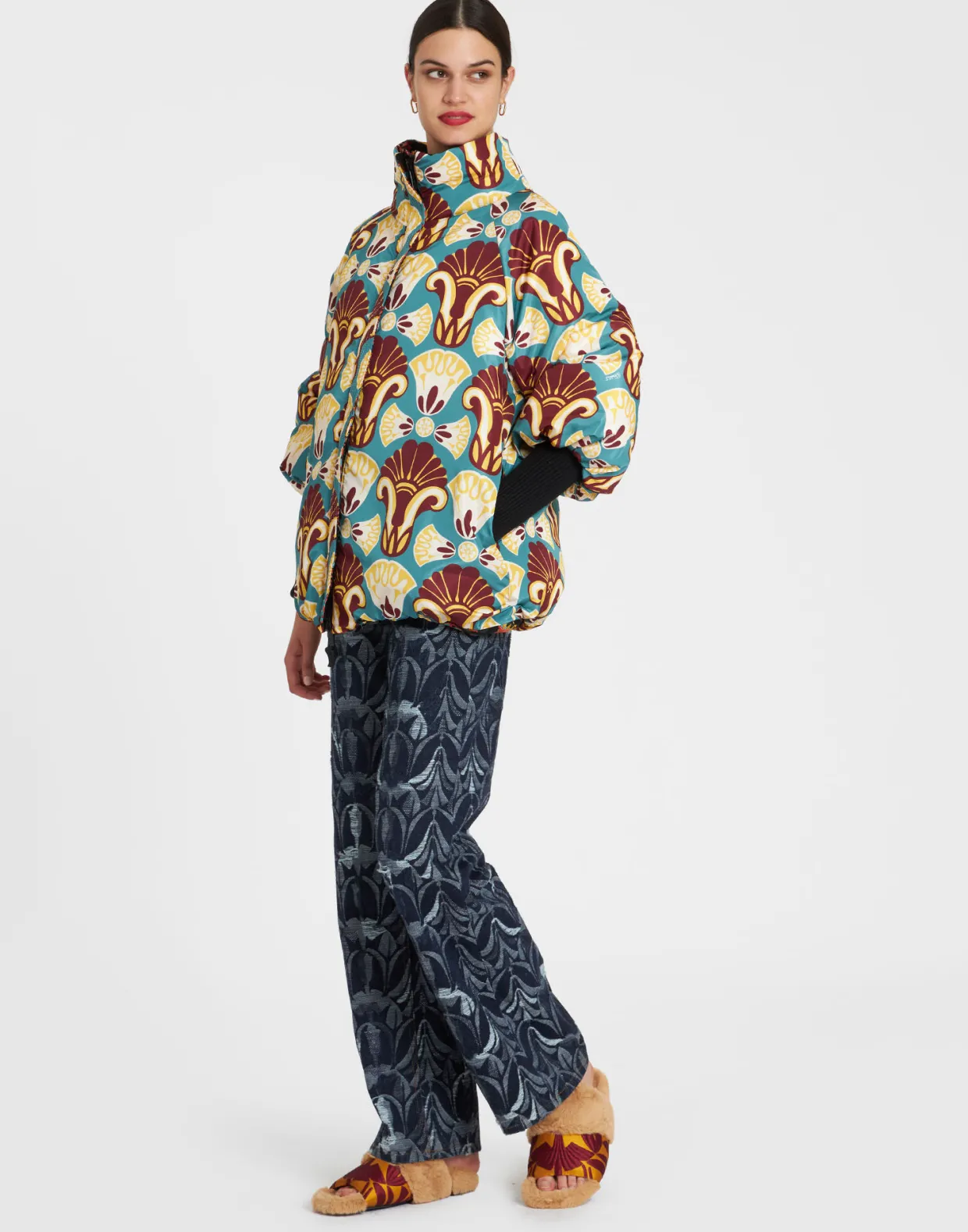 St. Moritz JacketSicomore Black in Jacquard