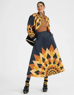 Suki JacketEgyptian Sun Plac&eacute;e Gold in Quilted Twill