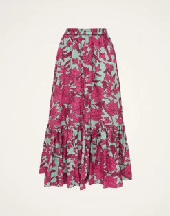 Sunset SkirtLilium Purple in Summer Poplin