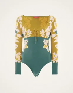 Sunset SuitJasmine Blu Placée in Lycra