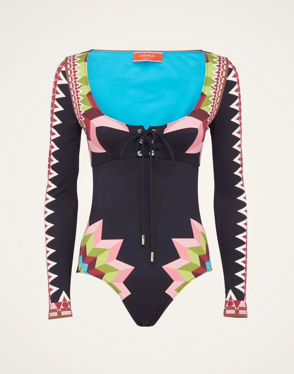 Sunset SuitSunset Navy Placée in Lycra