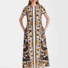 Super Swing DressCorsini Cream in Jacquard