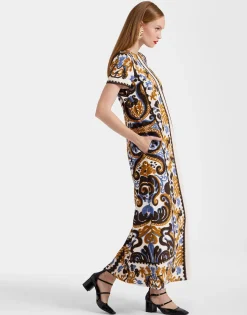 Super Swing DressCorsini Cream in Jacquard