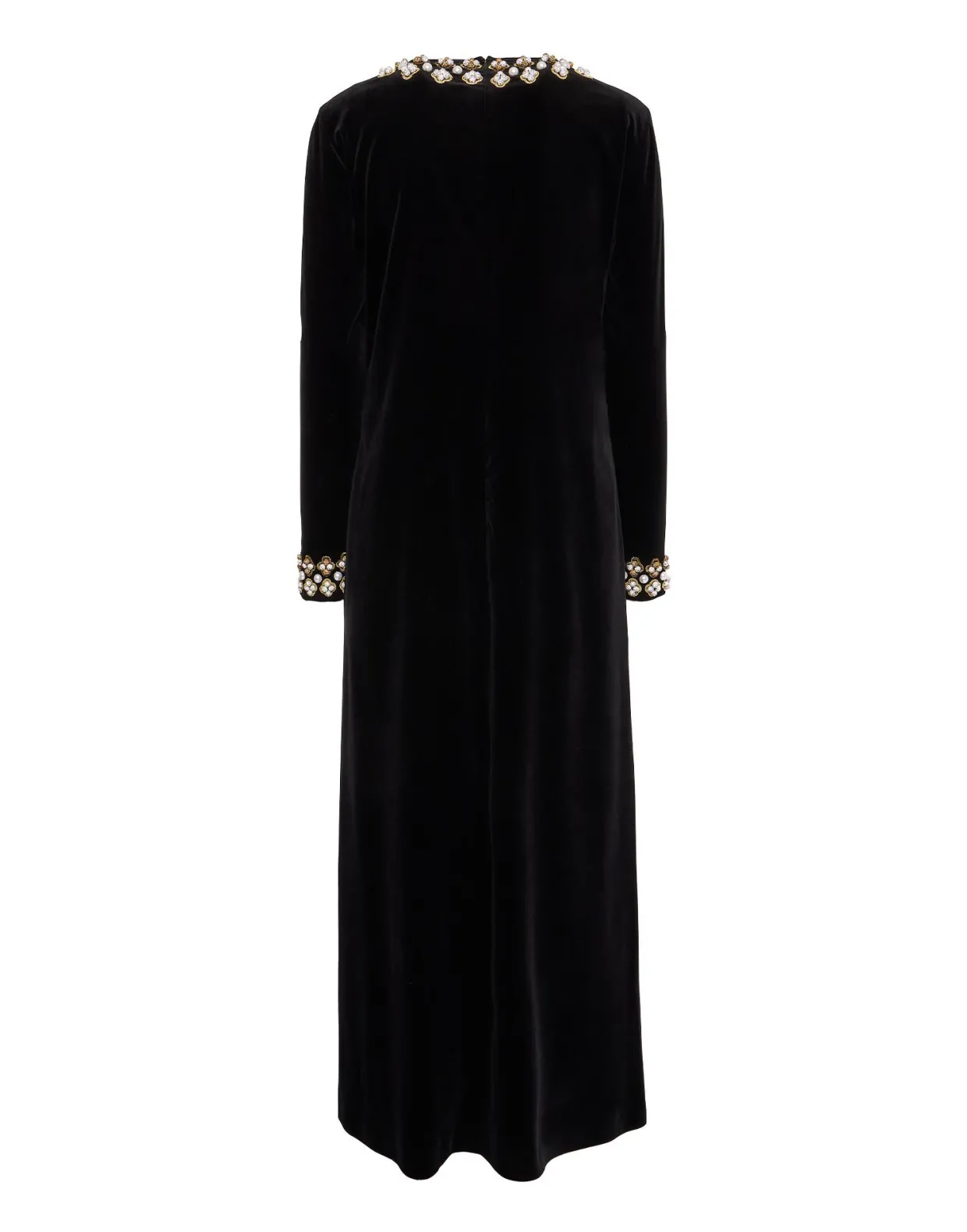 Super Swing DressSolid Black in Light Velvet