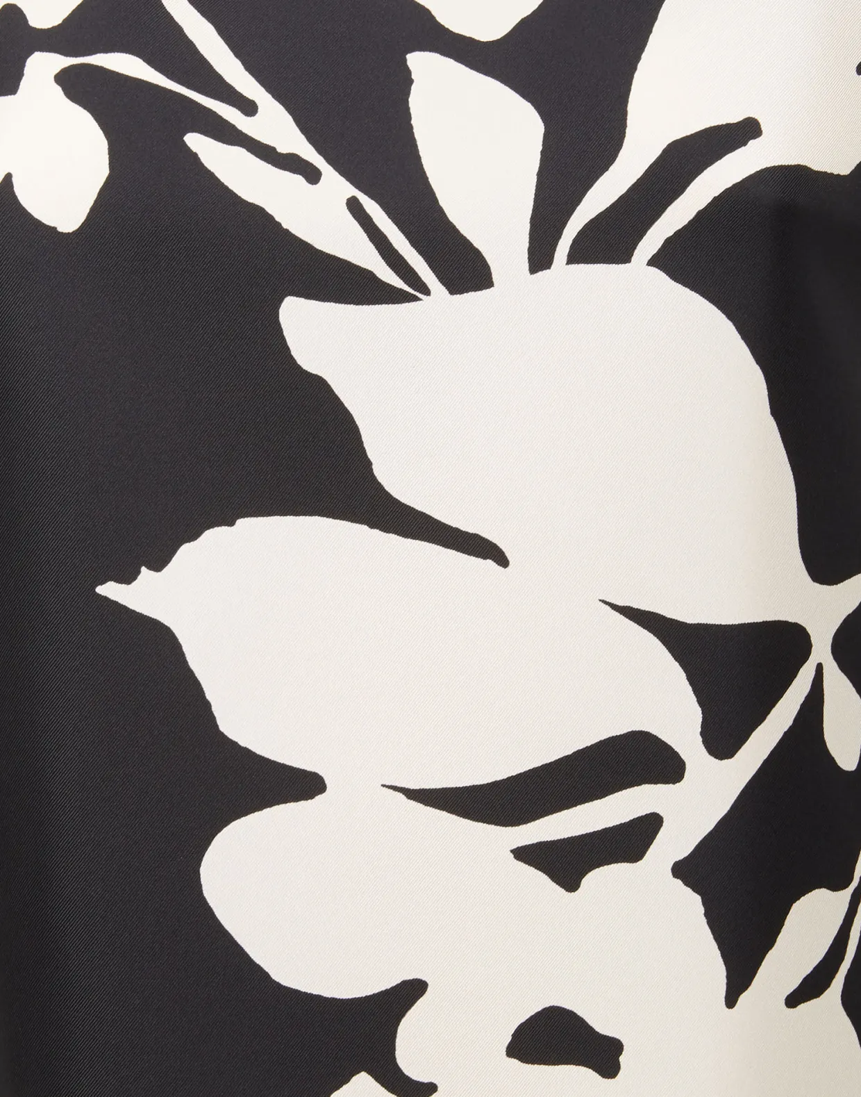 Swing Dress (With Feathers)Winter Jasmine in Twill Silk