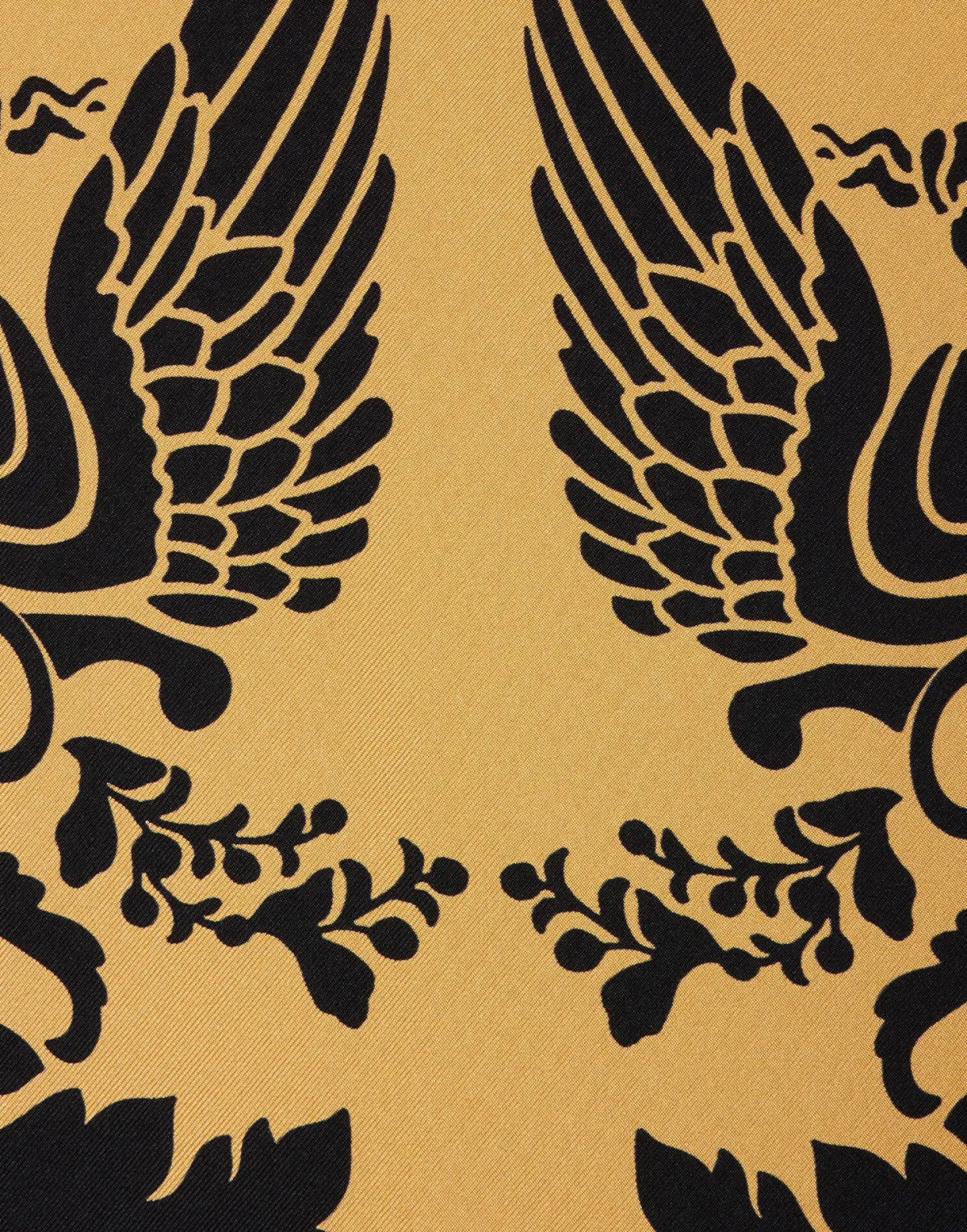 Swing DressCherubs Gold in Silk Twill