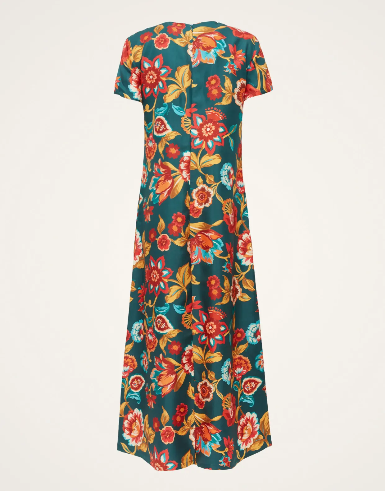 Swing DressHottie Emerald in Silk Twill