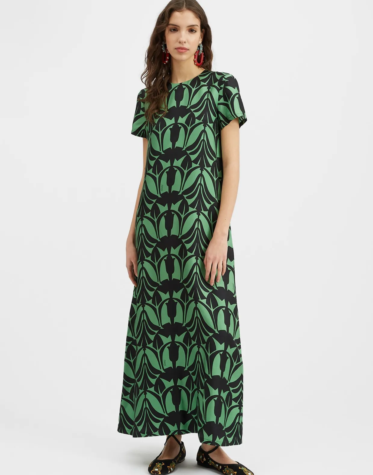 Swing DressPapyrus in Silk Twill