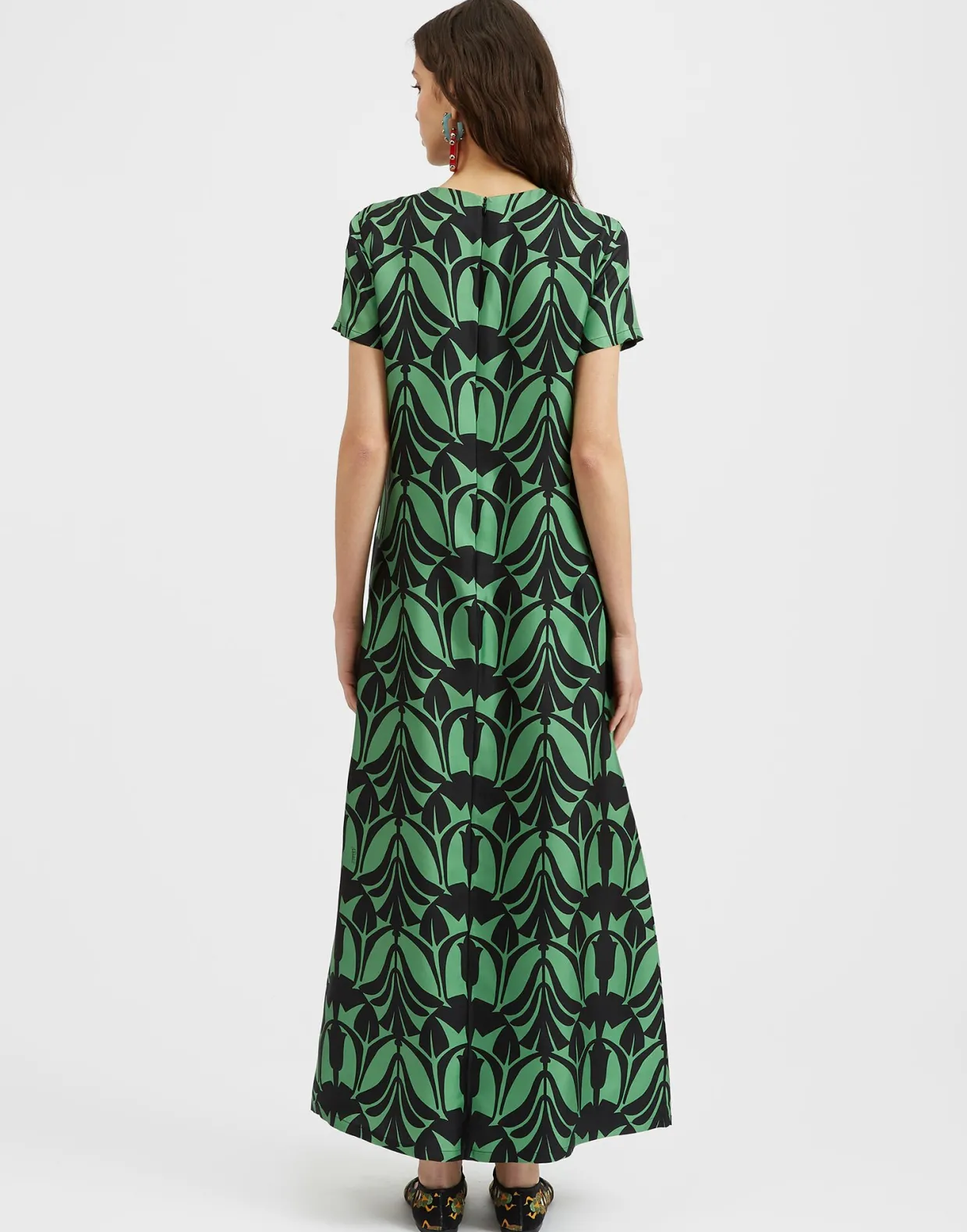 Swing DressPapyrus in Silk Twill