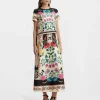 Swing DressPlaza Plac&eacute;e Ivory in Silk Twill