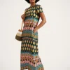 Swing DressRio Verde in Silk Twill