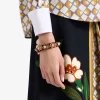 Tesoro BraceletSolid Burgundy in Velvet