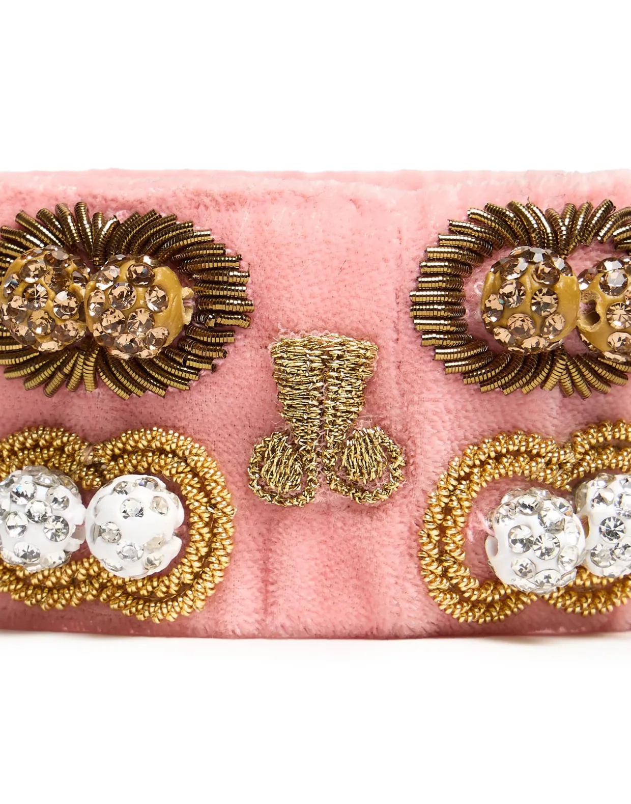 Tesoro Double BraceletSolid Pink in Velvet