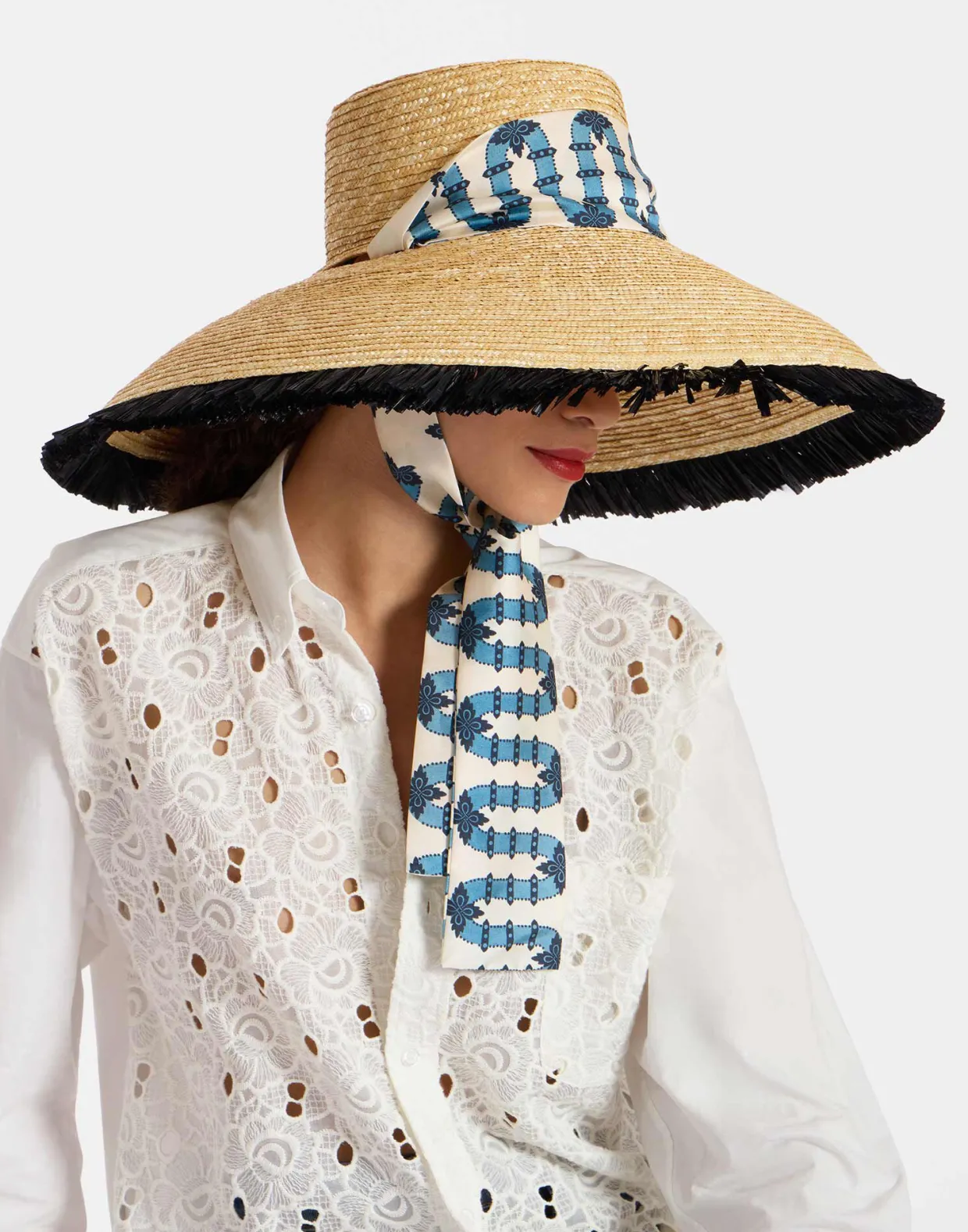 The Sun HatSolid Light Beige in Raffia