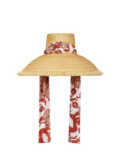 The Sun HatSolid Light Beige in Raffia
