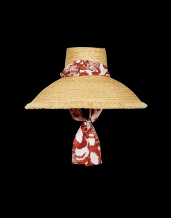 The Sun HatSolid Light Beige in Raffia