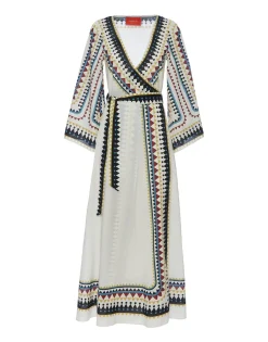 The Wrap DressDoric Plac&eacute;e Cream in Cotton Voile
