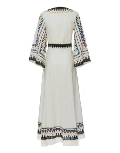 The Wrap DressDoric Plac&eacute;e Cream in Cotton Voile