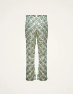 Torero PantsFans Mint in Shot Cotton