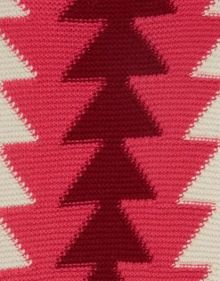Trine CapeBordeaux in Wool Intarsia