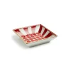 Trinket Tray (15X15)Cherries Avorio in Porcelain