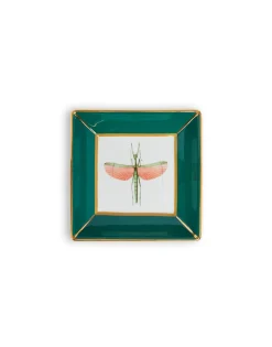 Trinket TrayLibellula Green in Porcelain